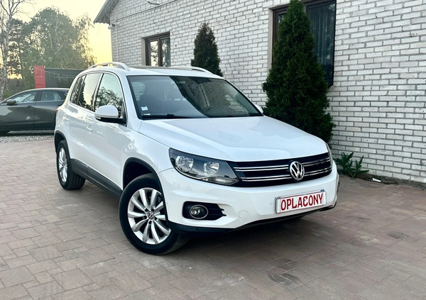 Volkswagen Tiguan cena 42400 przebieg: 172555, rok produkcji 2012 z Ostrołęka małe 154